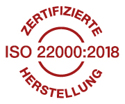 ISO Zertifiziert 22000:2018